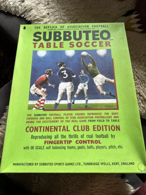 Vintage 1970s Subbuteo Table Soccer Game Club Edition Incomplete