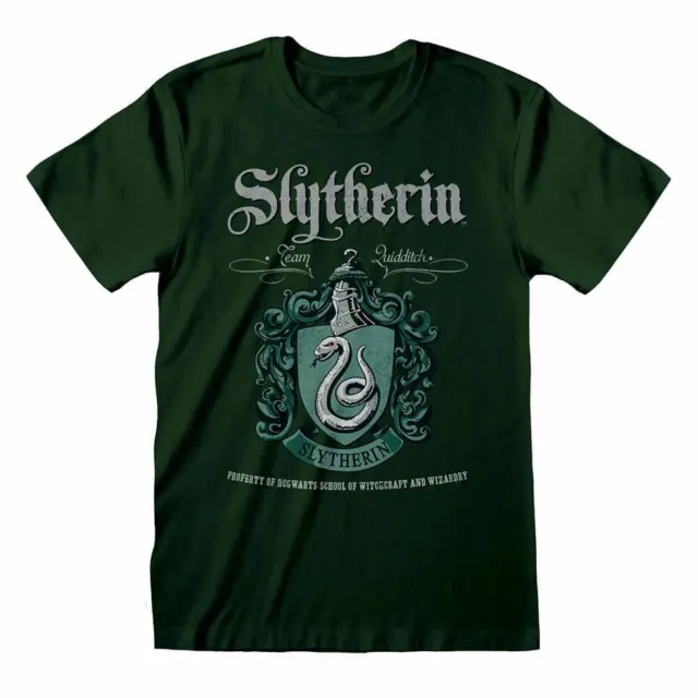 Harry Potter Slytherin Crest Green T-Shirt