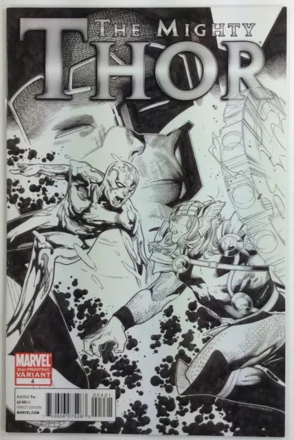 THE MIGHTY THOR #4 2nd Print Variant Cover Olivier Coipel Morales Marvel 2011