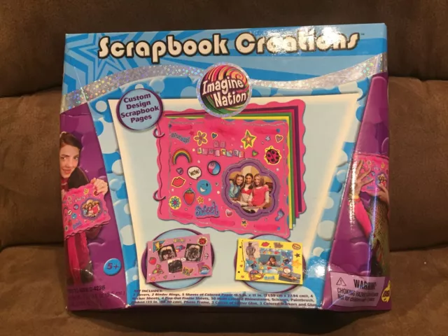 Imagine Nation Scrapbook Creation kids craft age 5+ NIB