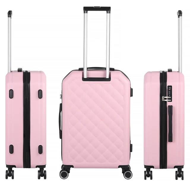 3 Piece Luggage Set Business Spinner Suitcase Carry On Bag Lightweight TSA Lock