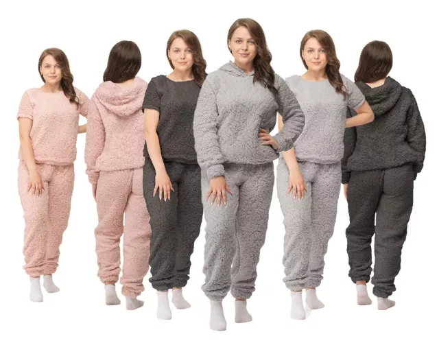 Teddy bear fleece loungewear cheap