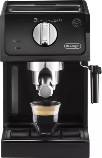 DeLonghi Espressomaschine ECP 31.21 sw/chrom schwarz Espressoautomaten ECP31.21