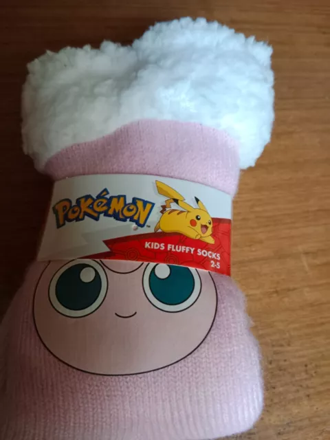 Toddlers  Pokemon Sherpa Lined Socks Brand New
