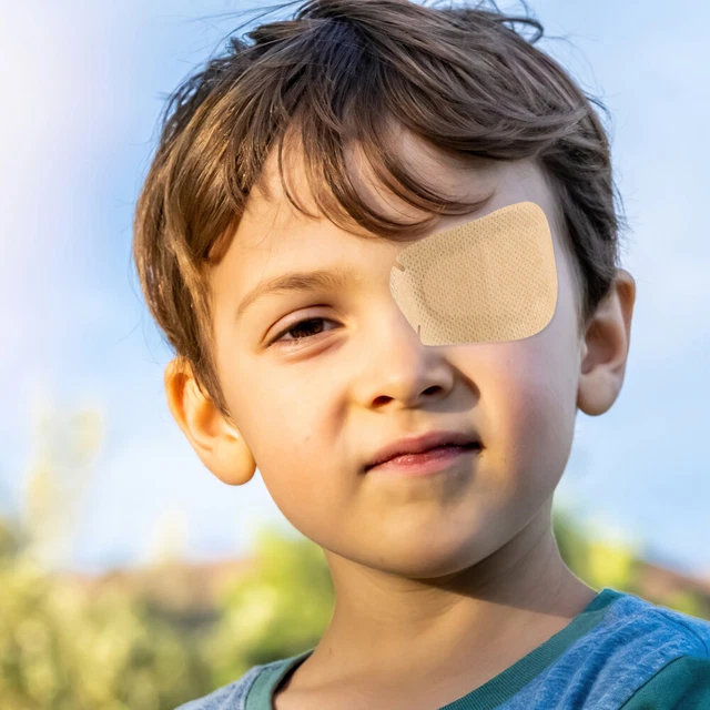 Cache-oeil Unie Réutilisable Pour Enfants - Patch Doux Et Doux Pour Les Yeux Paresseux, Le Traitement De L'amblyopie Et Du Strabisme, Confort Pour L'entraînement Visuel - France