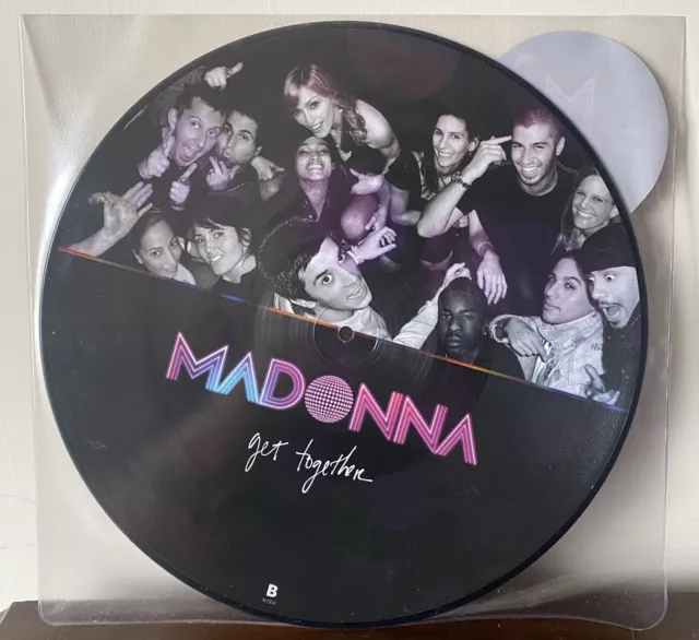 Madonna Get Together 2006 12 inch 12" Picture Disc vinyl single W725T Unplayed.