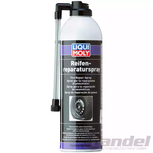 1x500ml LIQUI MOLY SPRAY RIPARAZIONE PNEUMATICI PASTA DI MONTAGGIO SOCCORSO STRADALE RIPARAZIONE SPRAY