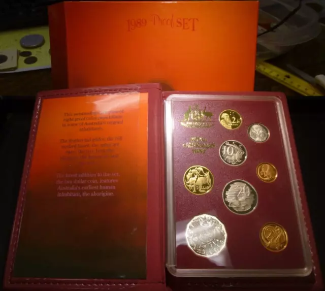 1989 Royal Australian Mint 8 Coin Proof Set