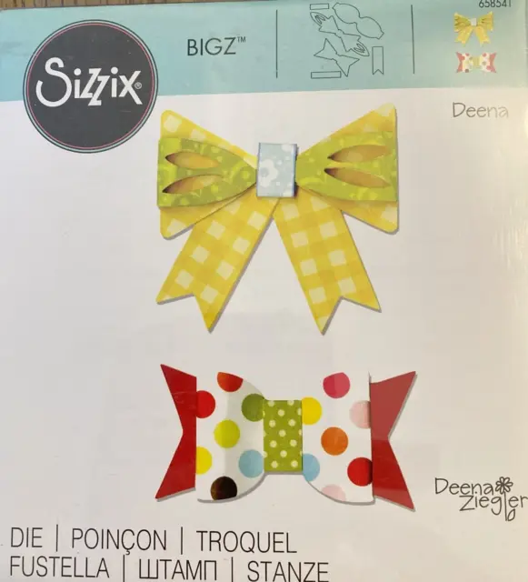 Sizzix Bigz Bows die #658541 ,Cuts Fabric!!