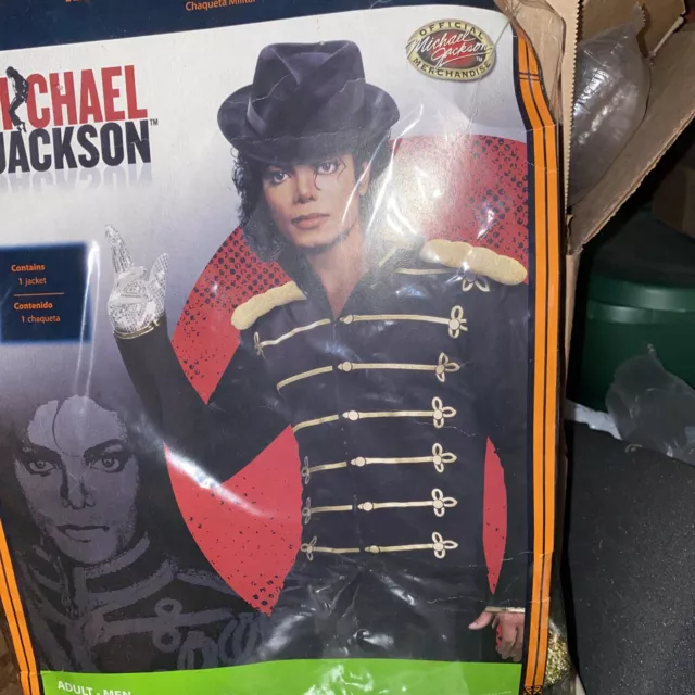 Bravada Mens Michael Jackson Military Jacket Halloween Costume XL