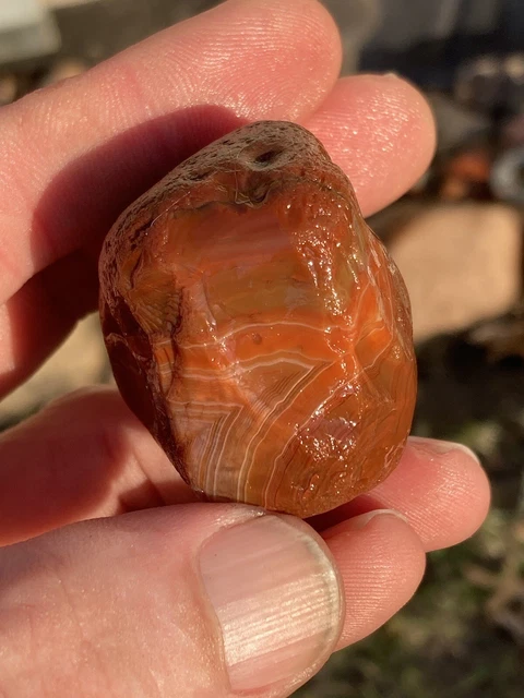 Lake Superior Agate 3.78oz Nice Fortified With Green!