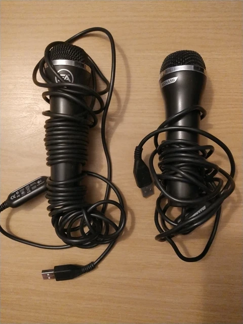 Konami Logitech USB Microphone for video games - karaoke Stage Wii Ps2 Ect