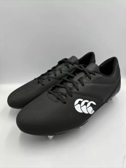 Canterbury Raze Mens Black Rugby Boots Size UK 11 (REFC11)