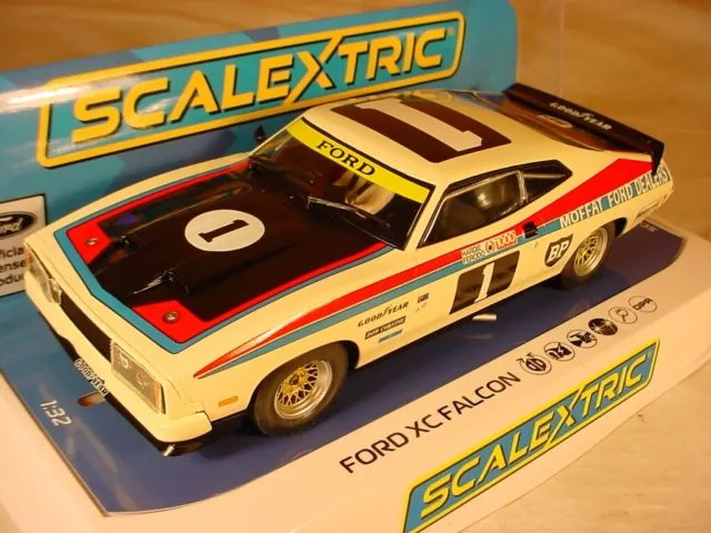 Scalextric Ford XC Falcon #1 Moffat & Ickx Bathurst Winner 1977 C4197 MB DPR