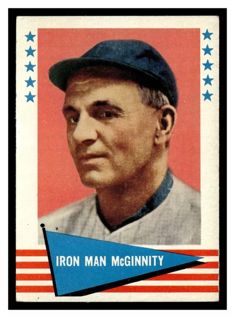 1961 Fleer Baseball Iron Man Mcginnity #126 Hof Higher Grade 2Nd Series High #