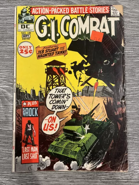 GI COMBAT (1957 Series)  (DC) #149 Fine Comics Book bronze Age 25 Cent See Pics.