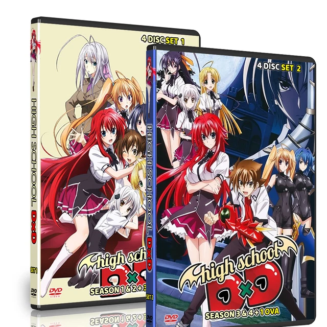DVD ANIME UNCUT High School Dxd Mer 1-4 Vol.1-49 End + 4 Ova Anglais