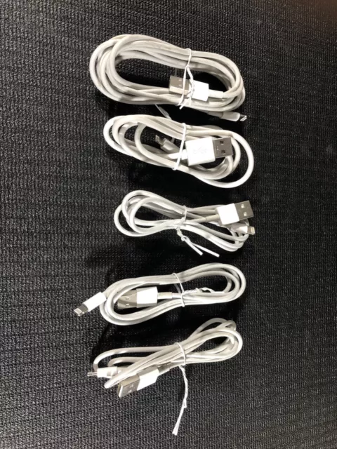 5 Pcs Oem Genuine Apple Lightning Usb Lightning Cable For Iphone Ipad Ipod Gift