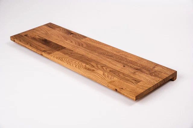 PRECIO DE ACCIÓN escalera estantería alféizar ventana roble roble salvaje KGZ 20 mm engrasado natural