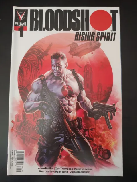 ⭐️ BLOODSHOT Rising Spirit #1a (2018 VALIANT Comics) VF/NM Book