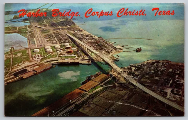 PostCard TX Corpus Christi Texas Harbor Bridge | c1960s Chrome