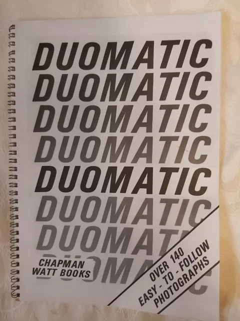 Repair Book For Passap / Pfaff Duomatics  Chapman Watt Book