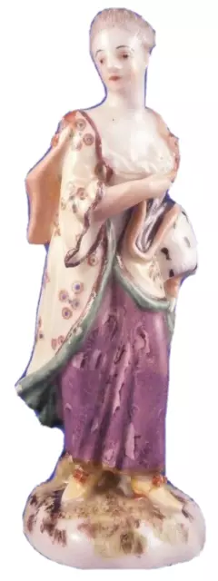 Antik 18thC Ludwigsburg Porzellan Lady Figur Porzellan Figur Deutsche