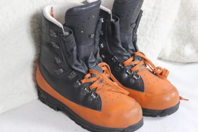 Meindl Schnittschutzstiefel EU 40, Forst Sicherheitsschuh, UK 6, top Zustand
