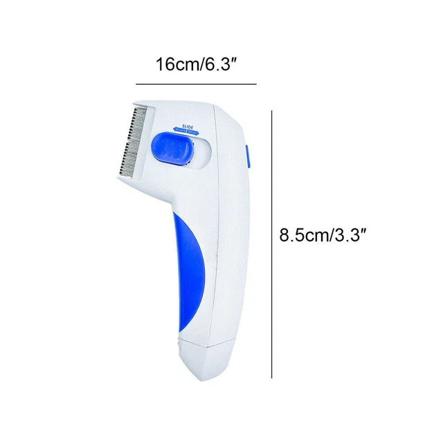 Electric Flea Zapper Lice Remover Hair Comb Brush Cat Dog Safe Cleaning Tool` 4