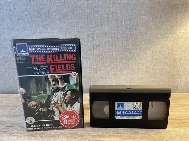 THE KILLING FIELDS. Rare VHS Video Ex Rental Thorn EMI Big Box. 1984 £ ...