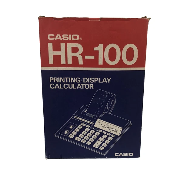 CASIO PRINTING CALCULATOR HR100TM PLUS NEW in Box 135.94 PicClick AU