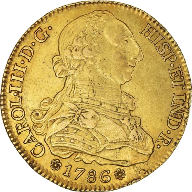 [#1061757] Monnaie, Espagne, Charles III, 8 Escudos, 1786, Seville, TTB+, Or