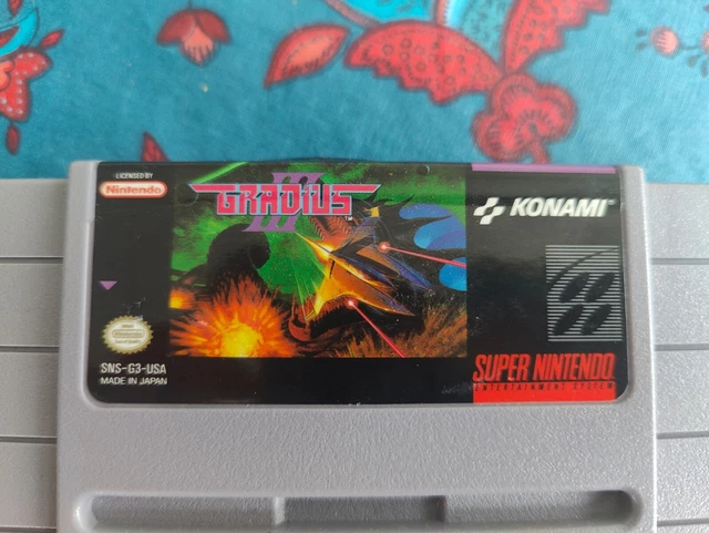 GRADIUS III (Super Nintendo Entertainment System, 1990) Jeu SNES - Bonne Etat