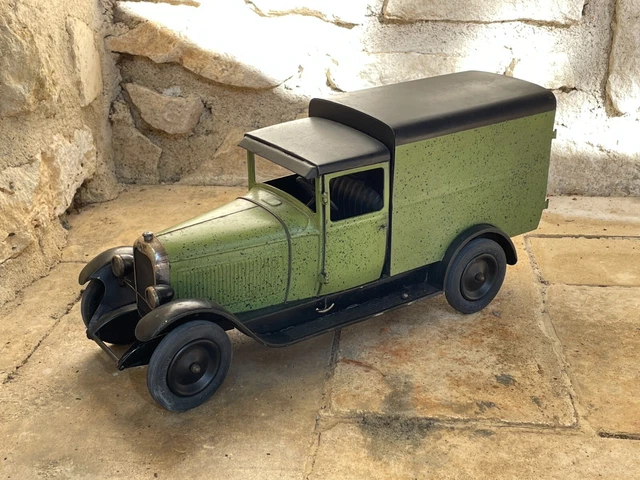 JOUET ANCIEN DE collection ANDRE CITROEN B14 Coupé année 30 en tôle Année 30 EUR 690,00