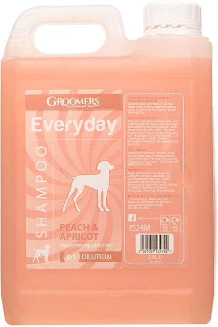 Groomers Peach & Apricot professional Dog Shampoo 2.5L