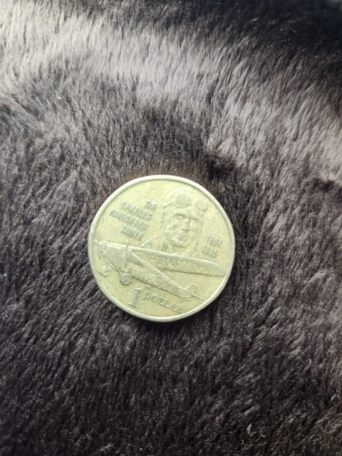 1997 Australian $1 ONE DOLLAR COIN - SIR CHARLES KINGSFORD SMITH 1897-1935