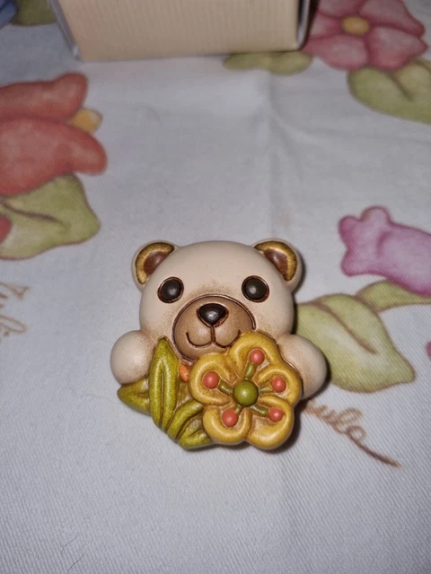 THUN CALAMITA MAGNETE Teddy Con Ranuncolo Thuniversun Bolzano Con