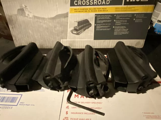 THULE 450 Crossroad Railing Foot PAck Look :) for rectangular bars