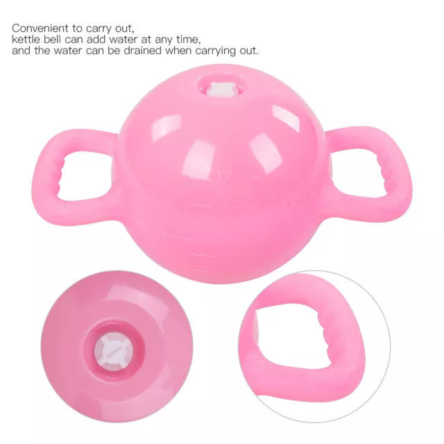 (pink) Fitness Water Filled Kettlebells Slimming Training Equipment Pila HG5