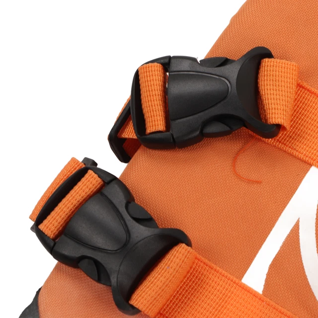 Chaleco de flotación para perro mango ergonómico preservador de vida para perro correa de cintura ajustable