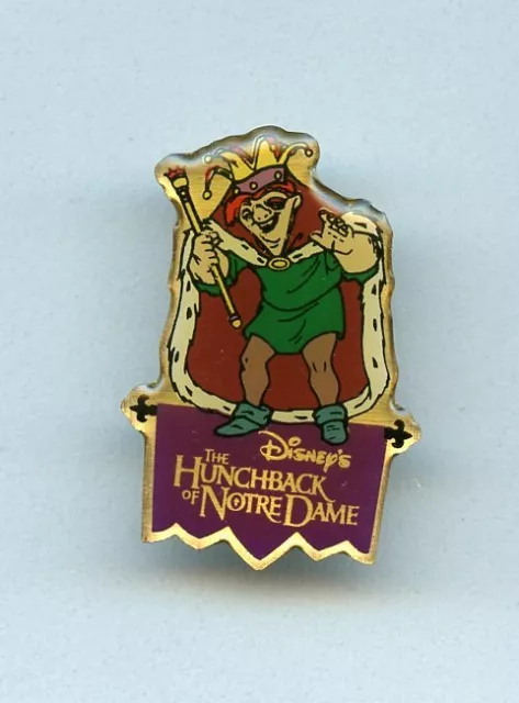 1996 Disney Hunchback of Notre Dame Quasimodo King of Fools Promo Pin RARE