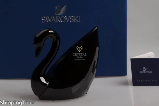 SWAROVSKI Figurine Soulmates  Midi Swan Black 1098643