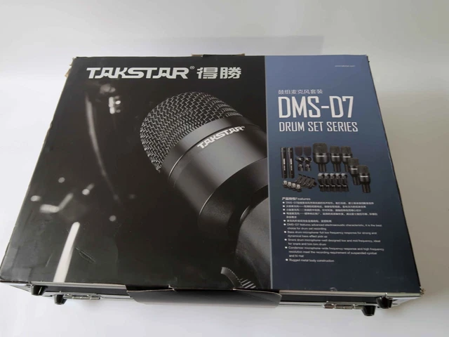 DMS-D7 Professional Musical Instruments Drum Wired Mic Kit TAKSTAR DMS-D7 Professional Musical Instruments Drum Wired Mic Kit TAKSTAR