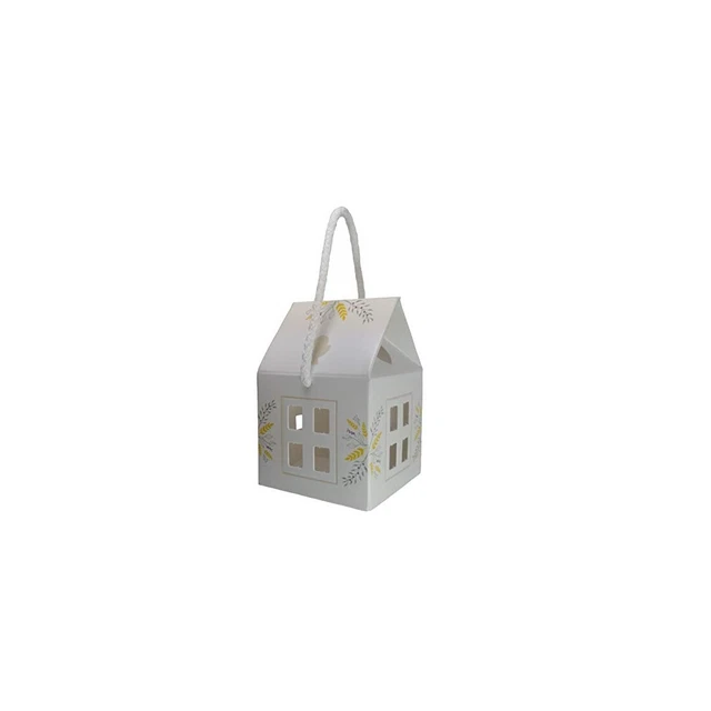 10 Astucci Pieghevoli In PVC Per Bomboniere - Trasparenti - 8x8x8 Cm