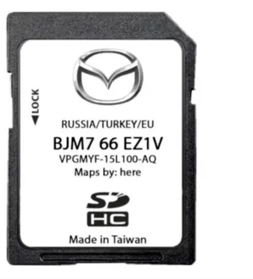 Ultima scheda SD Mazda 2023 Europa Navi navigazione BJM766 EZ1V EZ1U