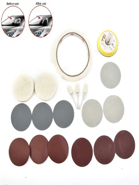 19 Pcs/Set Watch Glass Polishing Cleaning Scratch Removal Polishing Tools Kit