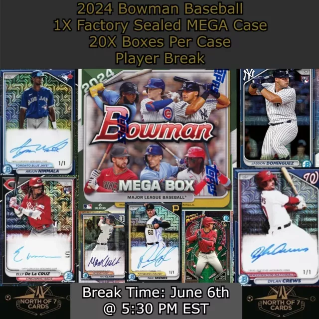 AIDAN MILLER 2025 Bowman Baseball MEGA 1X Case Player Break 3 1.
