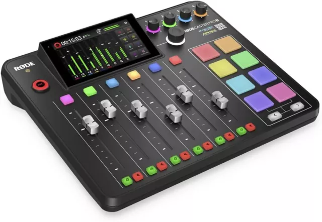 RODE Caster Pro II All in One Audio Podcasting Streaming Stereo Schwarz DEFEKT