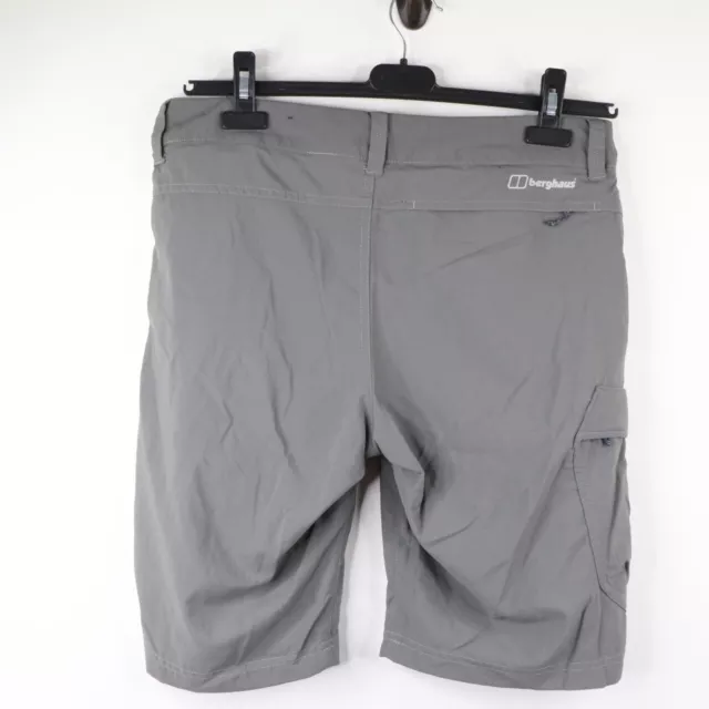 Berghaus Cargo Shorts Mens W32 Navigator Stretch Grey Walking Hiking Quick Dry