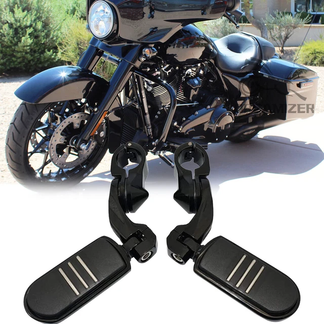 2X HIGHWAY FOOT Pegs 11/4" Crash Bar For Harley Street Glide Special